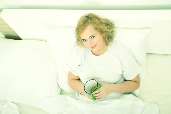 Good morning Coffee in Bed — Stock Photo, Image